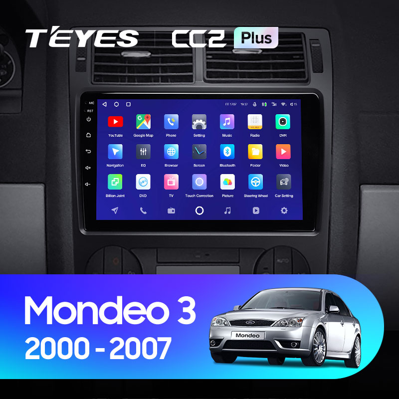 Штатная магнитола Teyes CC2 4+32G для Mondeo 2000-2007