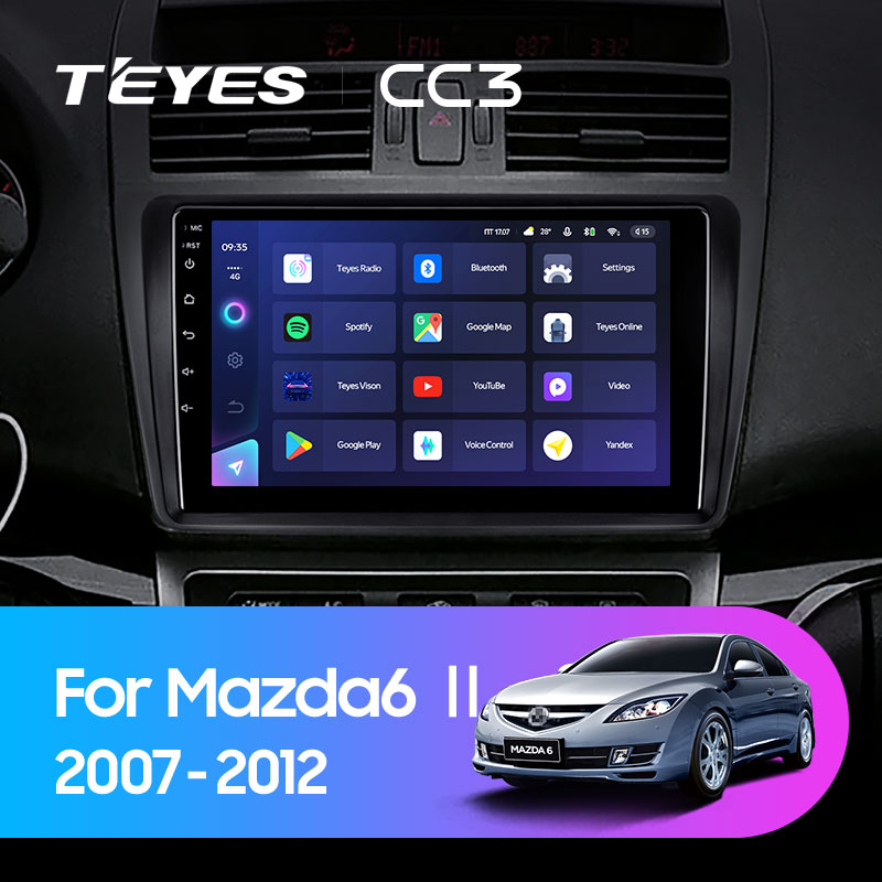 Штатная магнитола Teyes CC3L 4+32G для Mazda6 2007-2012