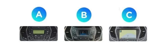 Штатная магнитола Teyes CC3-2K-360 128G  для Hyundai Santa Fe 3 2013-2017 ТИП-C