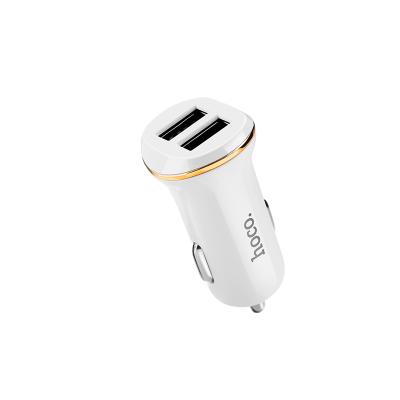 Зарядное устройство авто. HOCO Z1 2*USB 2.1A