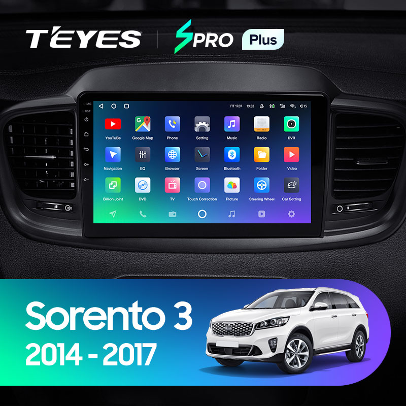 Штатная магнитола Teyes SPRO 3+32G  для Sorento 3 2014-2020 ТИП-A