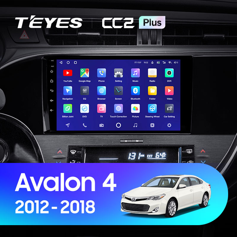 Штатная магнитола Teyes CC2 4+32G для Toyota Avalon 2012-2018