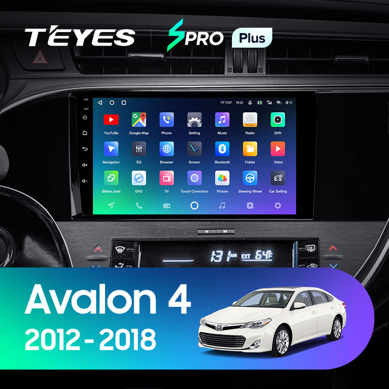 Штатная магнитола Teyes SPRO 3+32G для Toyota Avalon 2012-2018