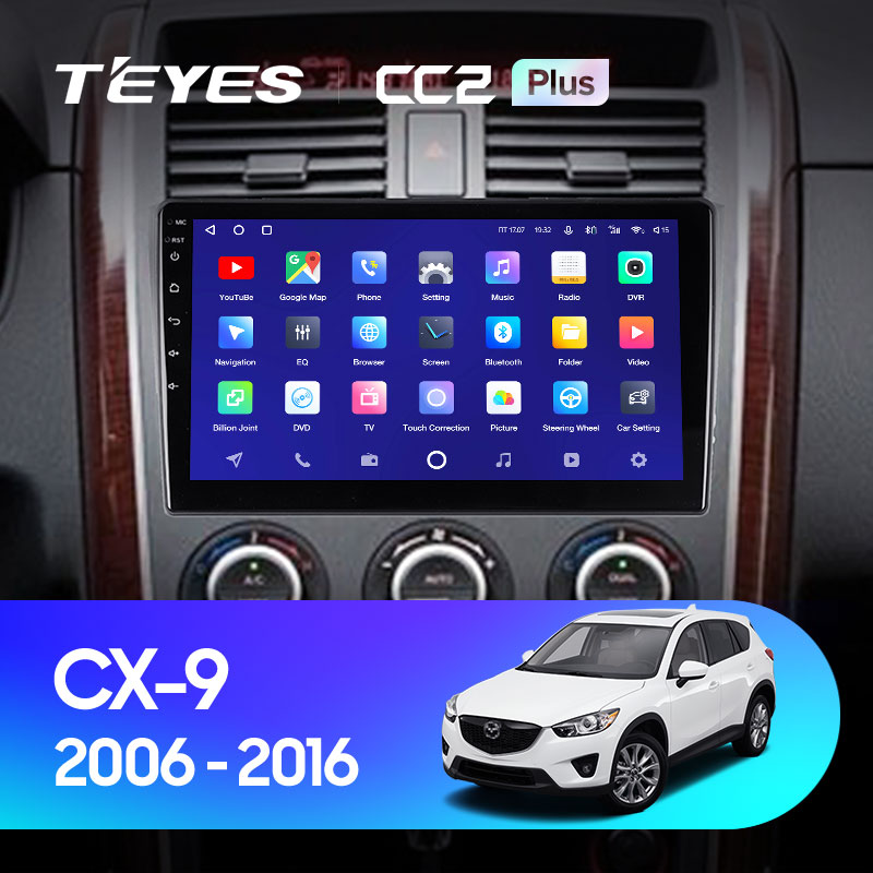 Штатная магнитола Teyes CC2 4+32G для CX-9 2006-2016