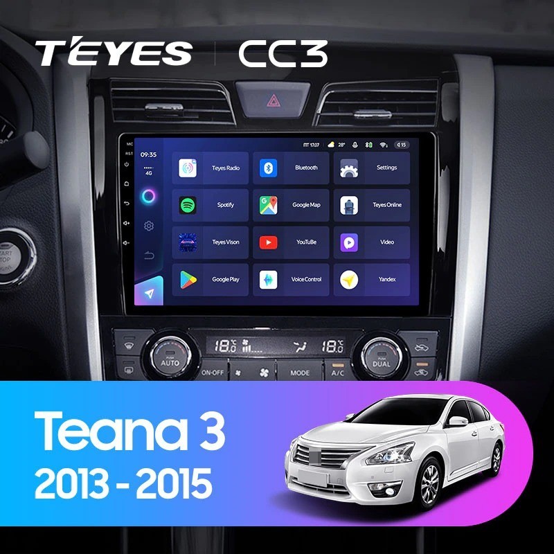 Штатная магнитола Teyes CC3 360 6/128 Nissan Teana J33 (2013-2015)