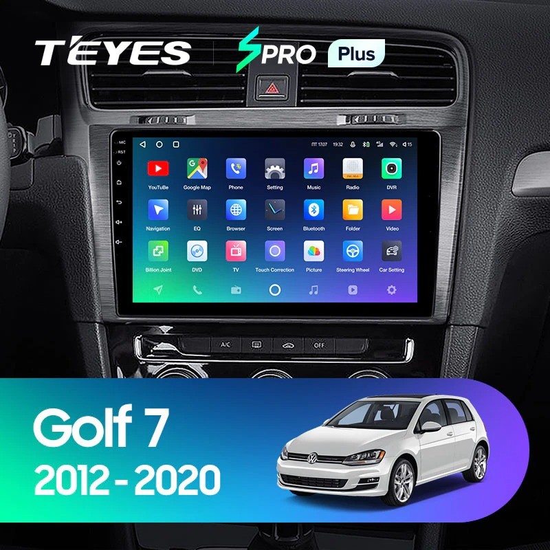 Штатная магнитола Teyes SPRO Plus 3/32 Volkswagen Golf 7 MK7 (2014-2018)