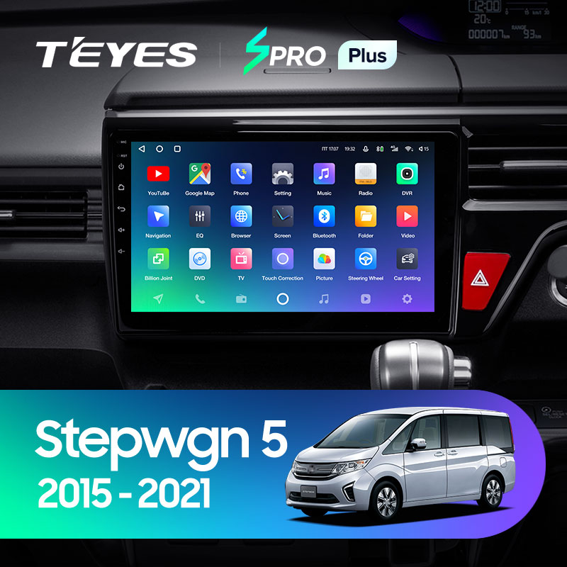 Штатная магнитола Teyes SPRO 4+32G для Stepwgn 2015-2021