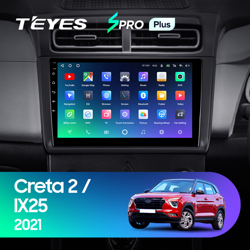 Штатная магнитола Teyes SPRO 3+32G для Hyundai Creta  IX25 2021+