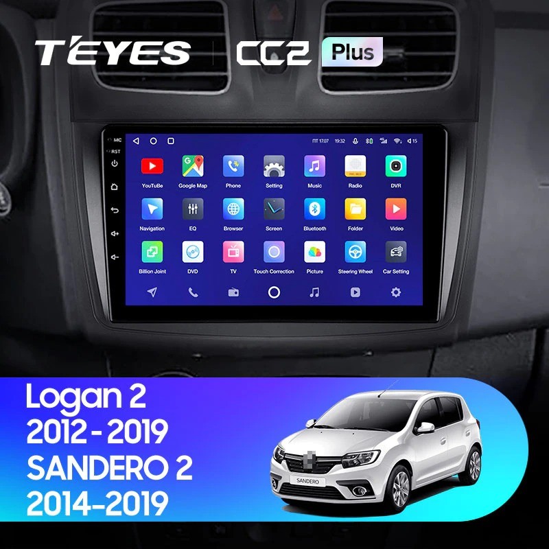 Штатная магнитола Teyes CC2 Plus 3/32 Renault Logan 2 (2012-2019)