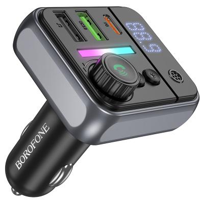 Модулятор MP3 FM BOROFONE BC50 Bluetooth (2*USB/Type-C) PD20W QC3.0