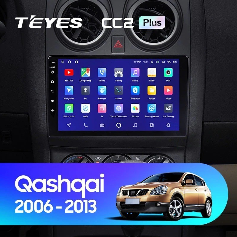 Штатная магнитола Teyes CC2 Plus 4/64 Nissan Qashqai 1 J10 (2006-2013)