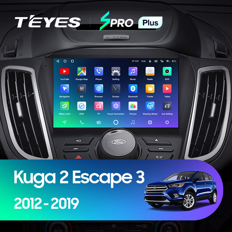 Штатная магнитола Teyes SPRO 4+32G для Kuga 2012-2019