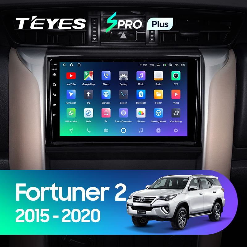 Штатная магнитола Teyes SPRO 3+32G для Toyota Fortuner 2015-2020