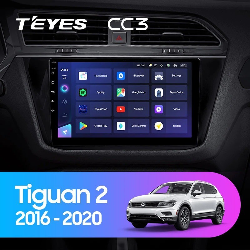 Штатная магнитола Teyes CC3 360 6/128 Volkswagen Tiguan 2 (2016-2018)