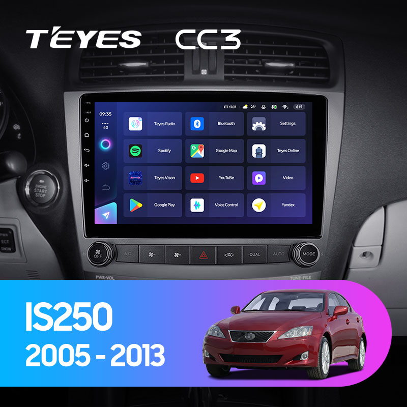 Штатная магнитола Teyes CC3L 4+32G для IS250 2003-2013