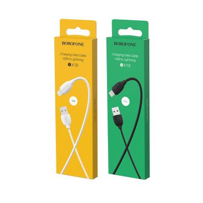 Кабель USB - Lightning 1м 2.4A BOROFONE BX19