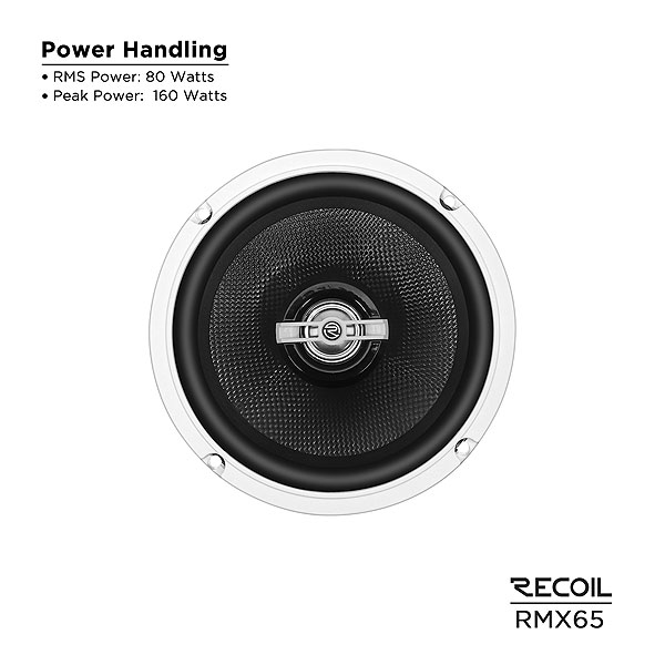 Динамики Recoil White RMX65, 80W