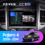 Штатная магнитола Teyes CC3-2K 3+32G  для Pajero4 2006-2022 ТИП-A