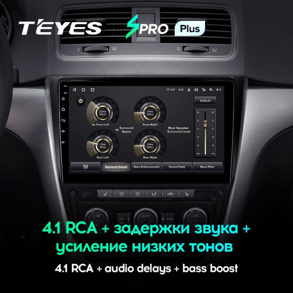 Штатная магнитола Teyes SPRO Plus 6/128 Skoda Yeti 5L (2009-2014)