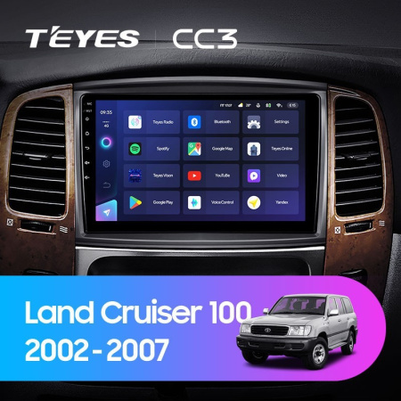Штатная магнитола Teyes CC3 360 6/128 Toyota Land Cruiser LC 105 Тип-A (2002-2007)