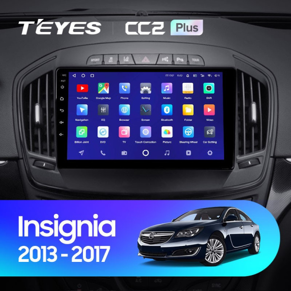 Штатная магнитола Teyes CC2 Plus 6/128 Opel Insignia (2013-2017)