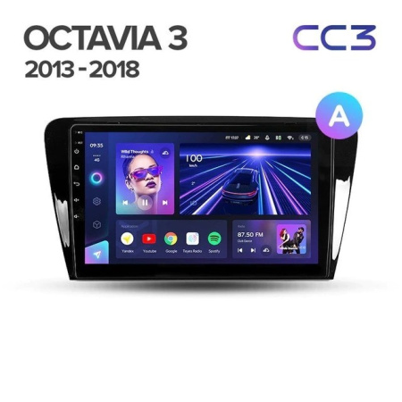 Штатная магнитола Teyes CC3 360 6/128 Skoda Octavia 3 A7 (2013-2018)