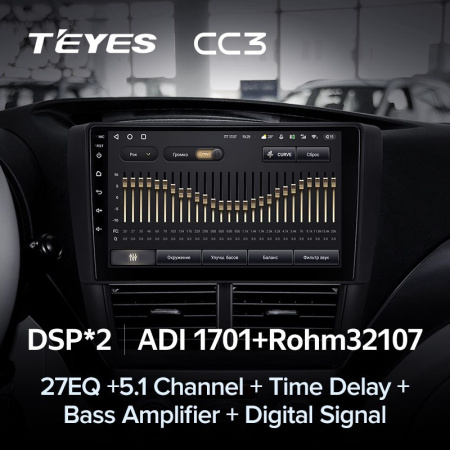 Штатная магнитола Teyes CC3 3/32 Subaru Forester 3 SH (2007-2013)