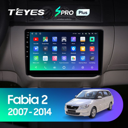 Штатная магнитола Teyes SPRO Plus 3/32 Skoda Fabia 2 (2007-2014)