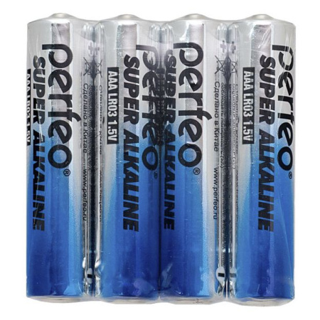Батарейка Perfeo LR03 4SH Super Alkaline (60)