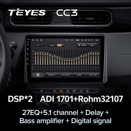 Штатная магнитола Teyes CC3 4/64 Renault Arkana 2019+