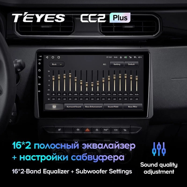 Штатная магнитола Teyes CC2 Plus 6/128 Renault Arkana 2019+