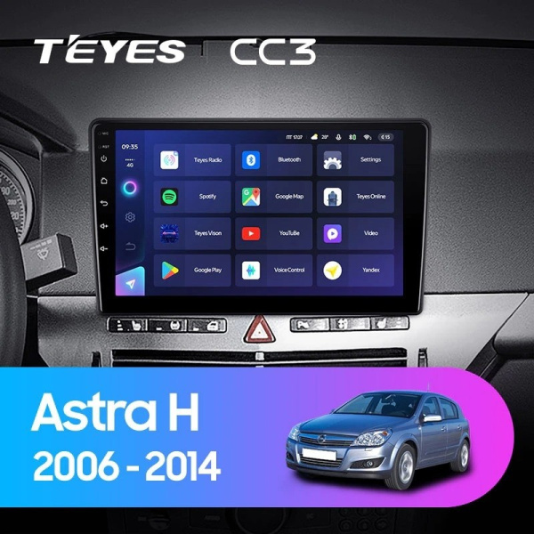 Штатная магнитола Teyes CC3 4/64 Opel Zafira B (2005-2014)