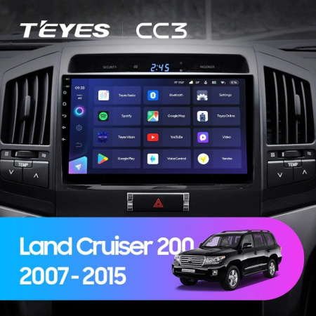 Штатная магнитола Teyes CC3 3/32 Toyota Land Cruiser 11 200 (2007-2015)