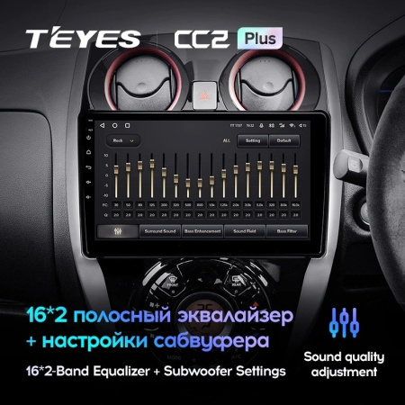 Штатная магнитола Teyes CC2 Plus 4/64 Nissan Note 2 E12 (2012-2021)