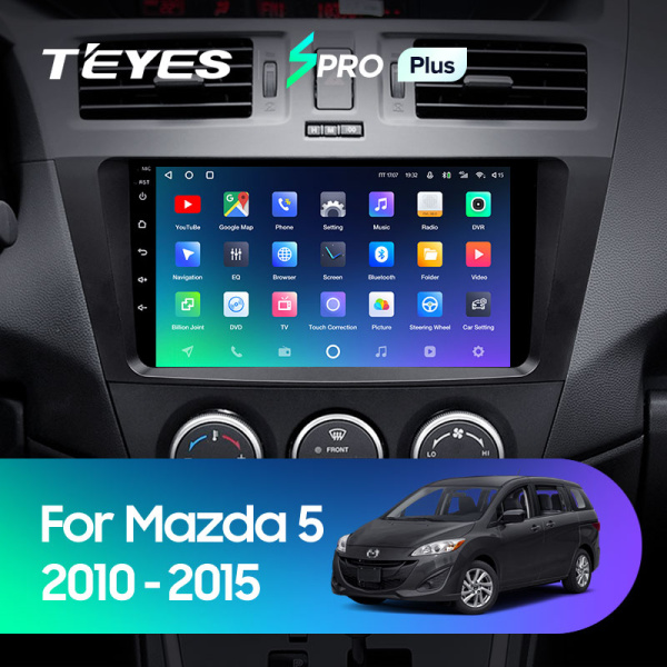 Штатная магнитола Teyes SPRO 4+32G для Mazda5 Premacy 2010-2015