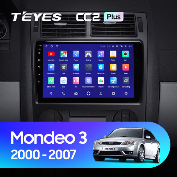 Штатная магнитола Teyes CC2 4+32G для Mondeo 2000-2007