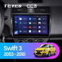 Штатная магнитола Teyes CC3 360 6/128 Suzuki Swift 3 (2003-2010)