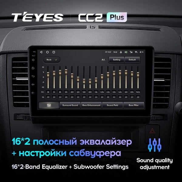 Штатная магнитола Teyes CC2 Plus 4/64 Nissan Tiida C11 (2004-2013) Тип-В