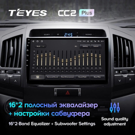 Штатная магнитола Teyes CC2 Plus 3/32 Toyota Land Cruiser 11 200 (2007-2015)