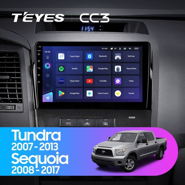 Штатная магнитола Teyes CC3 360 6/128 Toyota Sequoia XK60 (2008-2017)