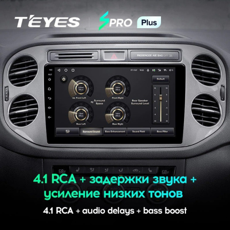 Штатная магнитола Teyes SPRO Plus 6/128 Volkswagen Tiguan 1 NF (2006-2017)