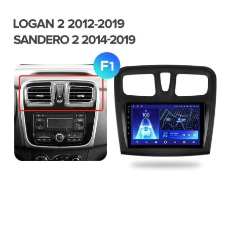 Штатная магнитола Teyes CC2 Plus 6/128 Renault Sandero 2 (2014-2019)