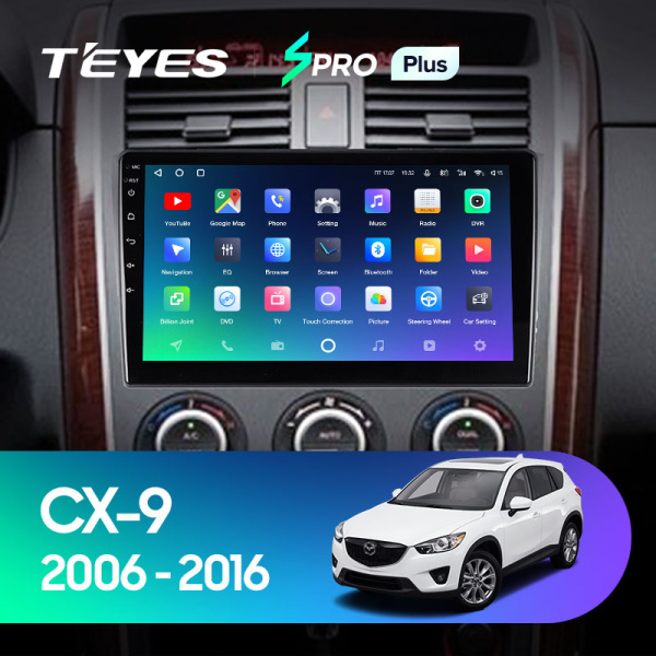 Штатная магнитола Teyes SPRO 3+32G для CX-9 2006-2016