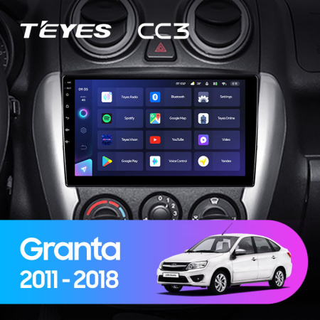 Штатная магнитола Teyes CC3L 4+32G для Granta 2011-2018