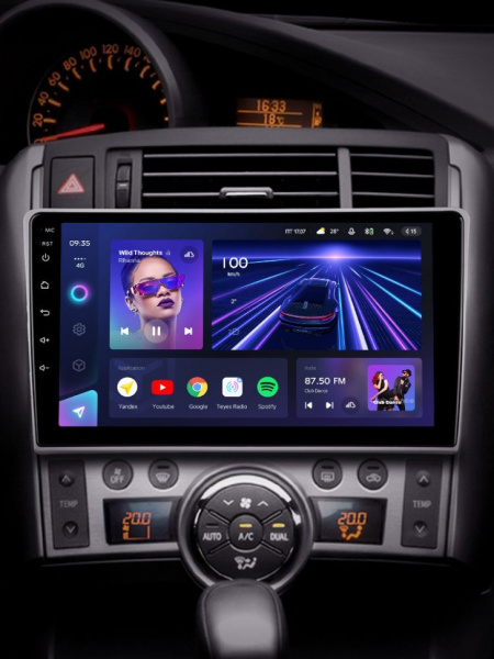 Штатная магнитола Teyes CC3 6/128 Toyota Verso R20 (2009-2018)