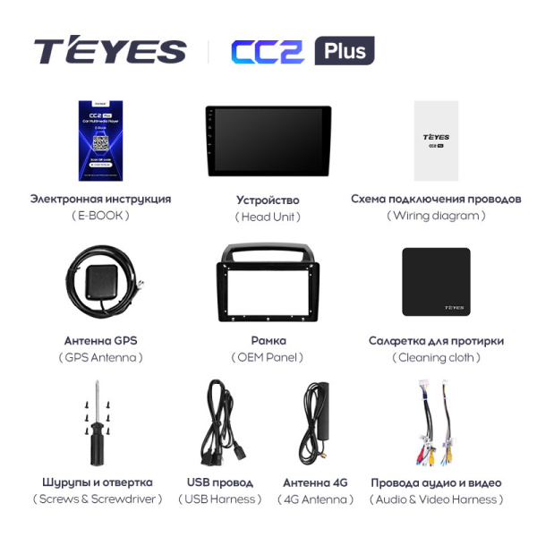 Штатная магнитола Teyes CC2 4+32G для Kia Carnival 2006-2014