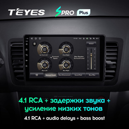 Штатная магнитола Teyes SPRO Plus 6/128 Subaru Legacy 4 (2003-2009)