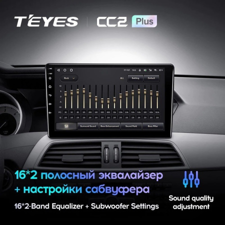 Штатная магнитола Teyes CC2 Plus 6/128 Mercedes-Benz C-Class W204 C204 S204 (2011-2015)