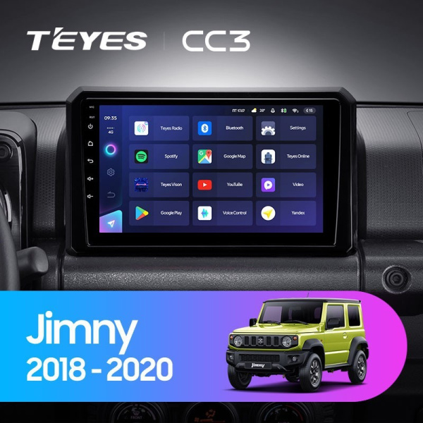 Штатная магнитола Teyes CC3 360 6/128 Suzuki Jimny JB64 (2018-2020)