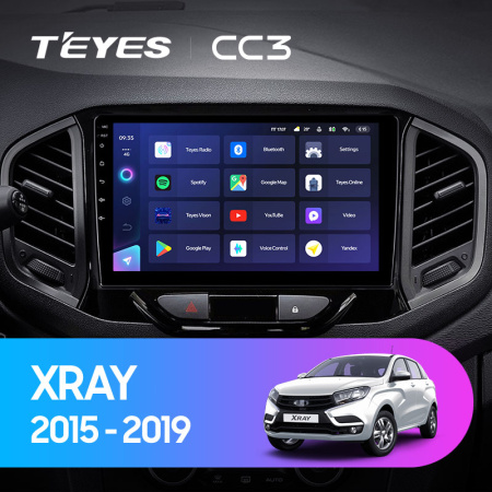 Штатная магнитола Teyes CC3L 4+32G для Xray 2015-2022